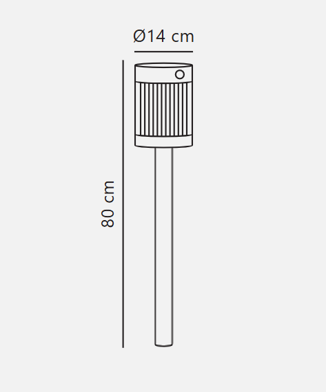 Coupar Solar Garden light