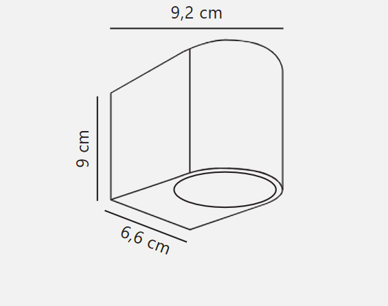 Dion Single/ Double Wall light- Black/ Rusty