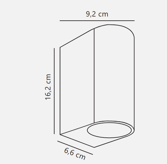 Dion Single/ Double Wall light- Black/ Rusty