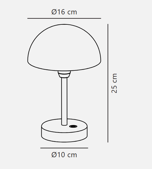 Ellen To-Go Battery light- Various Finishes