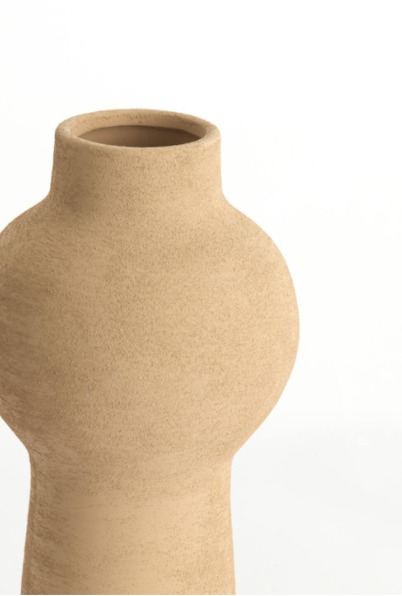 YECLA Vase Deco - Ceramics Light Peach