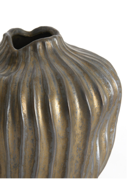 VECHHIA Vase Deco - Ceramics Antique Bronze