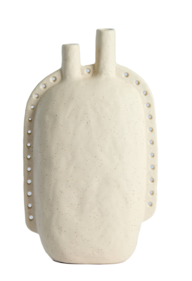 VARAZZA Vase Deco - Ceramics Matt Beige