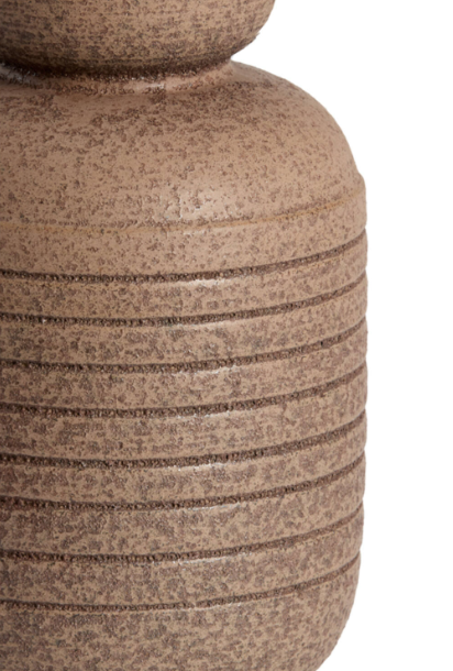 ARPINO Vase Deco - Ceramics Matt Dark Brown