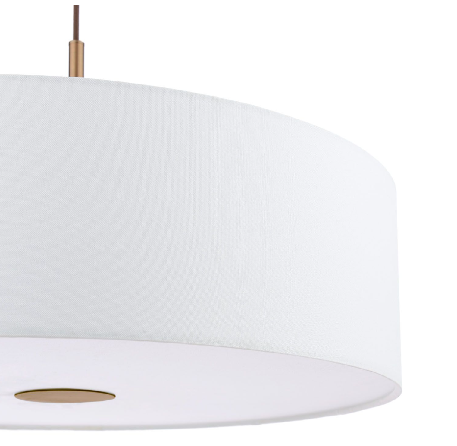 Isla 3 Light Pendant- Antique Bronze and Ivory Shade