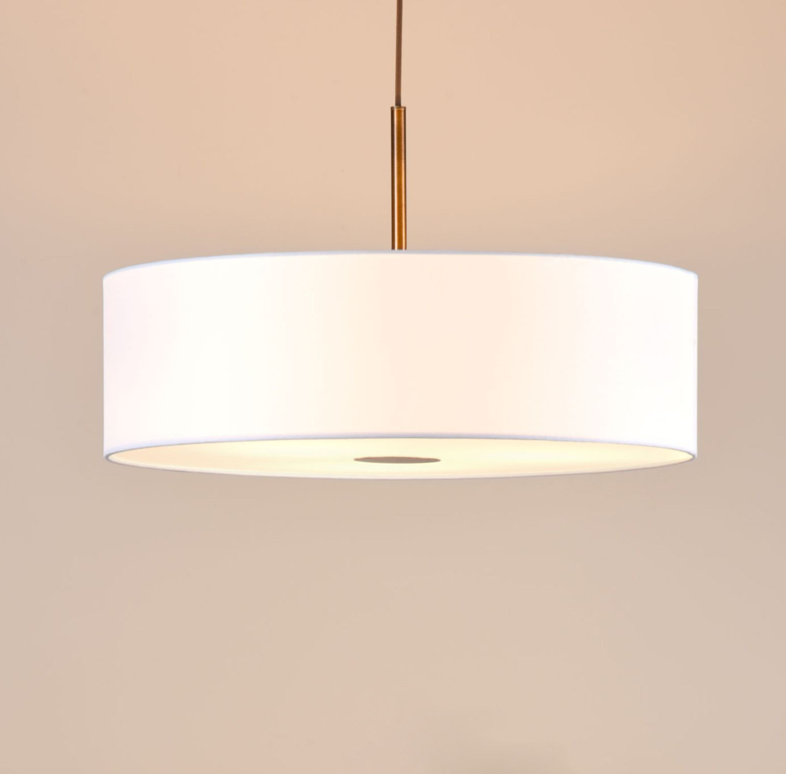 Isla 3 Light Pendant- Antique Bronze and Ivory Shade