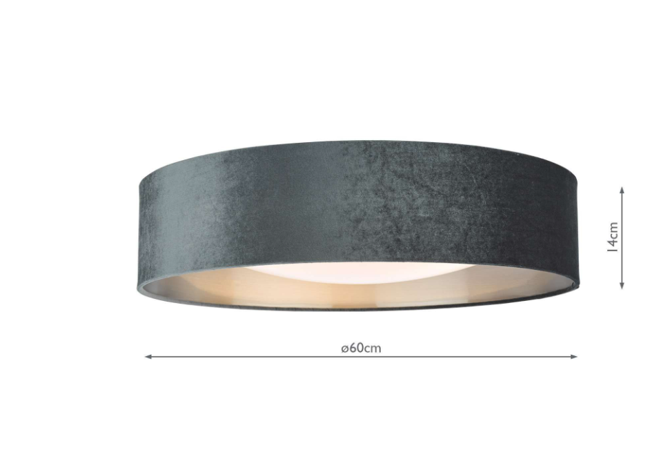 Nysa 2/3Lt Flush Light- Various Finishes