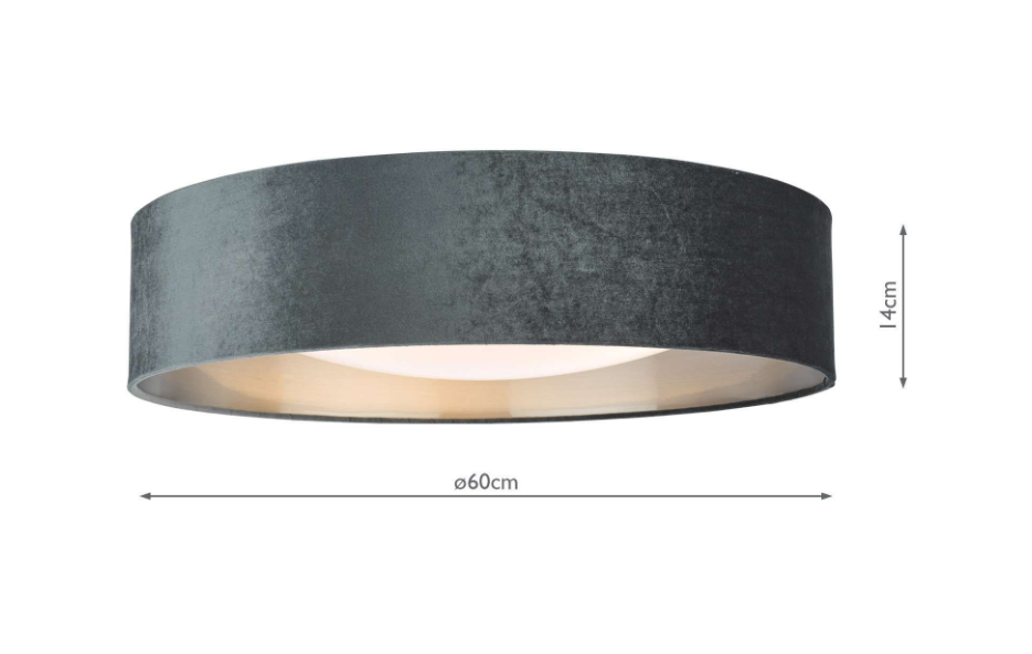 Nysa 2/3Lt Flush Light- Various Finishes