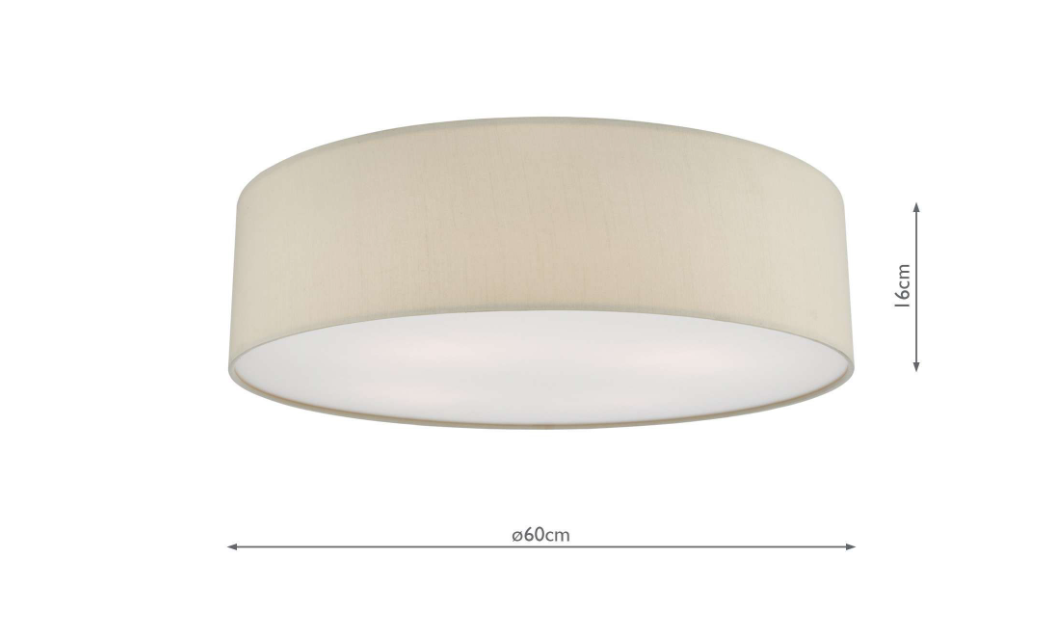 Cierro 3/4/6Lt Flush Light- Various Finishes