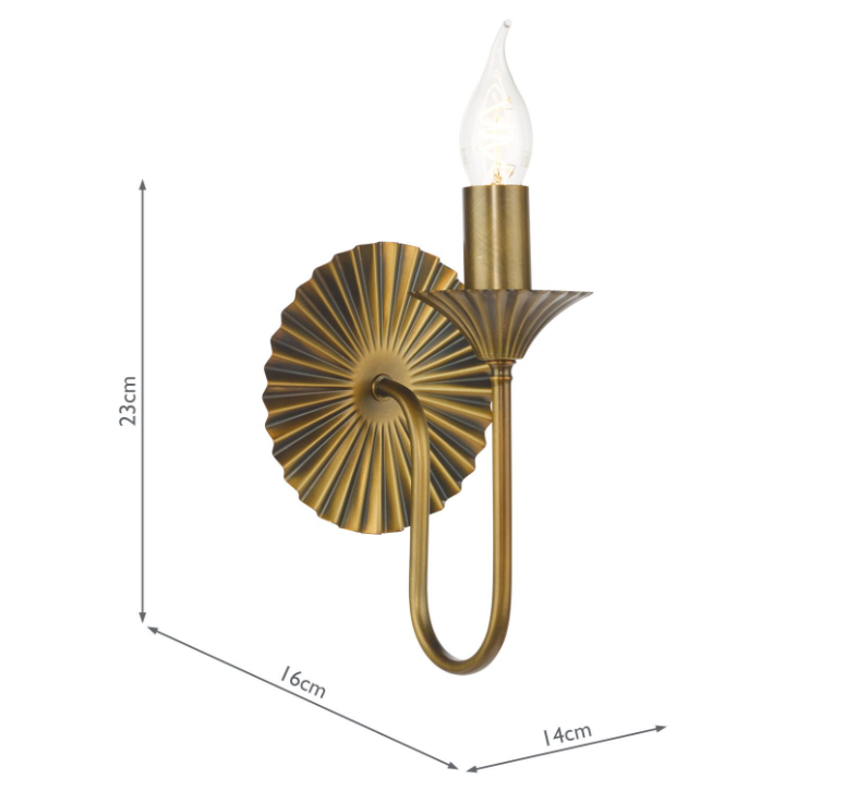 Lydian Wall Light Antique Bronze- Bracket Only