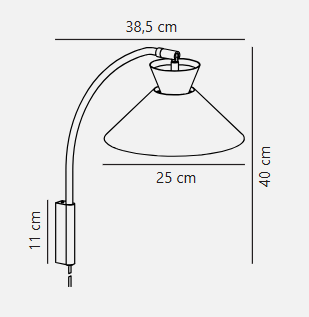 Dial Wall Light- Black/ Grey/ White Finishes