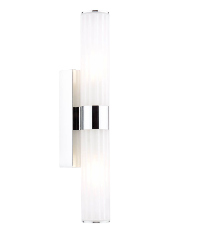 Lars 2 Light Bathroom Wall Light- Polished Chrome/ Brushed Gold/ Black Finishes