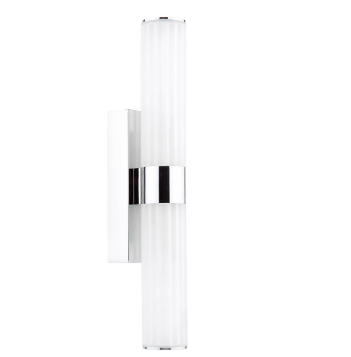 Lars 2 Light Bathroom Wall Light- Polished Chrome/ Brushed Gold/ Black Finishes