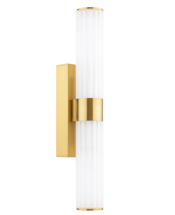 Lars 2 Light Bathroom Wall Light- Polished Chrome/ Brushed Gold/ Black Finishes