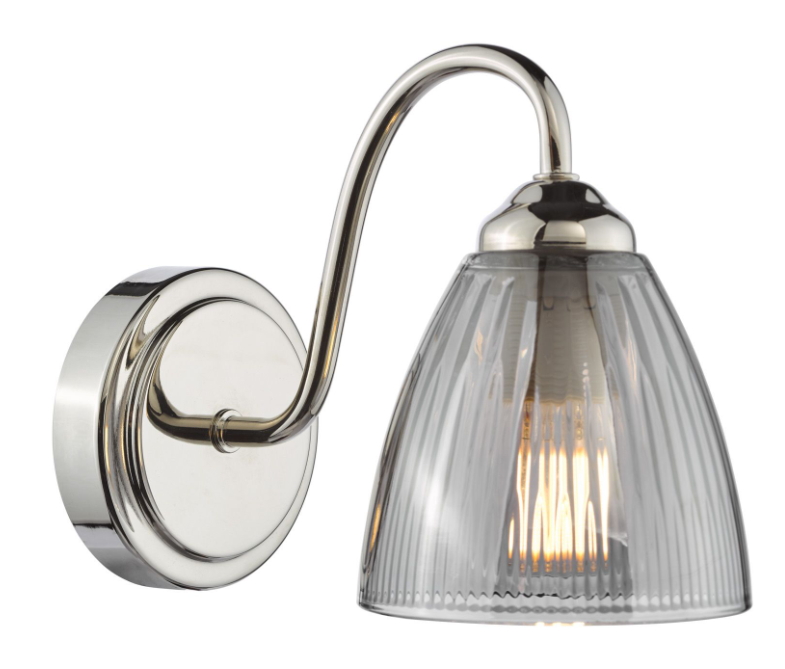 Glynis Wall Light- Antique Bronze/ Polished Nickel