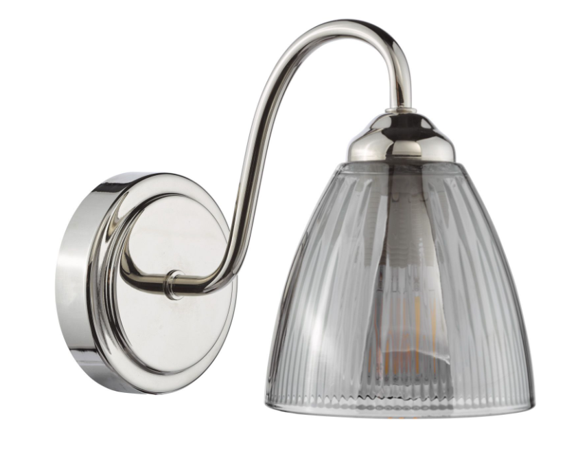 Glynis Wall Light- Antique Bronze/ Polished Nickel