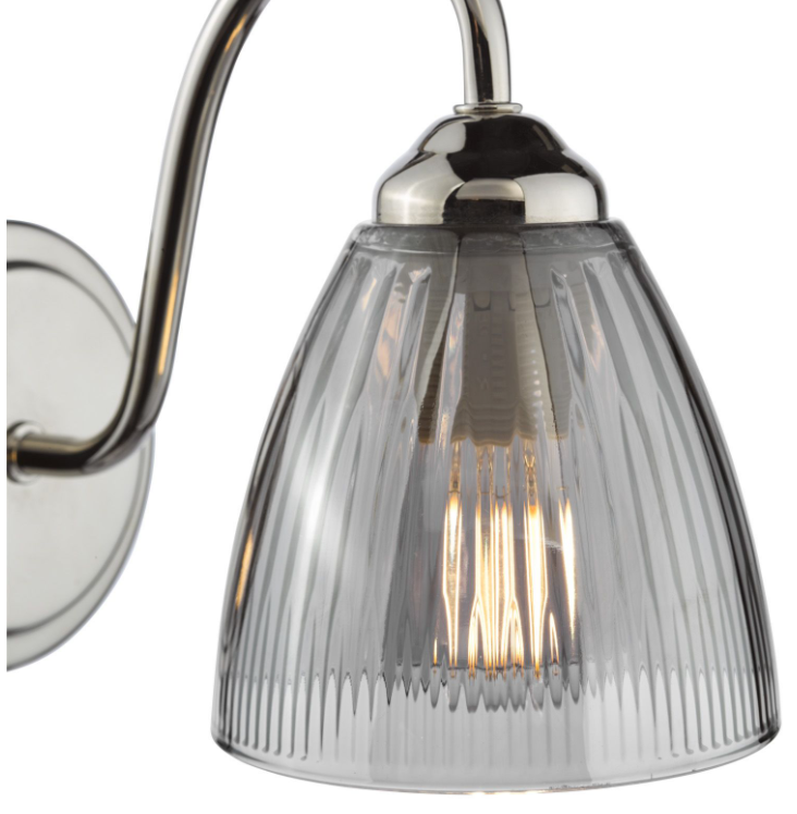 Glynis Wall Light- Antique Bronze/ Polished Nickel