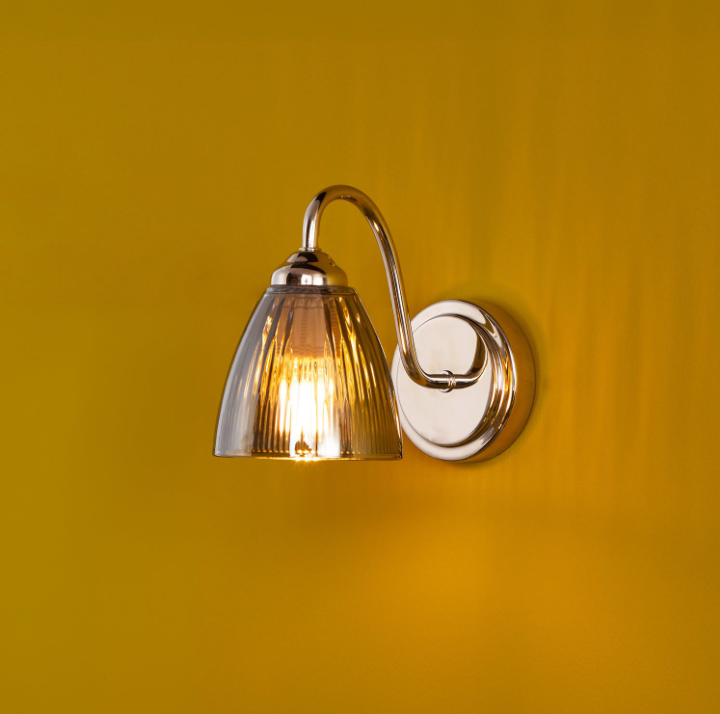 Glynis Wall Light- Antique Bronze/ Polished Nickel