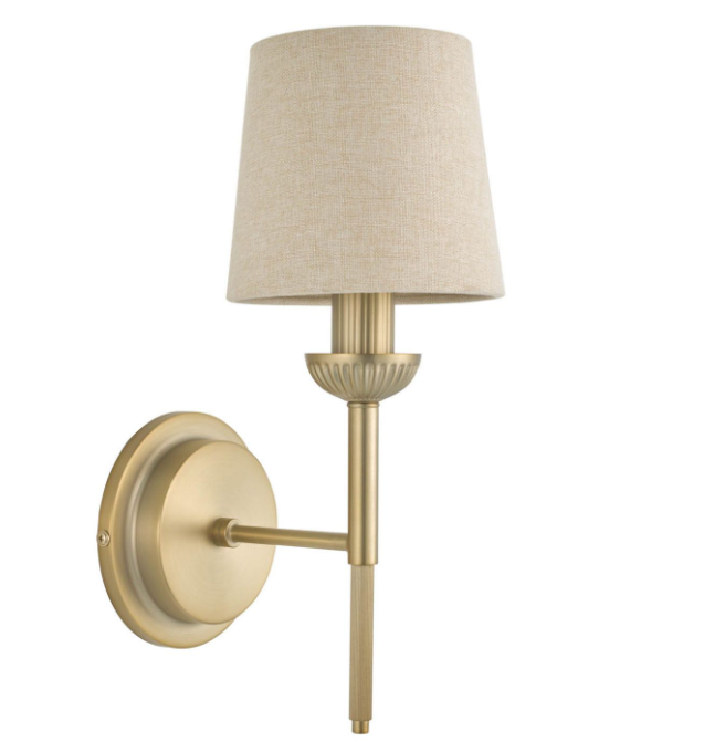 Sullivan Wall Light-  Matt Champagne With Shade