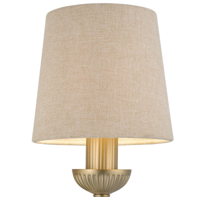 Sullivan Wall Light-  Matt Champagne With Shade