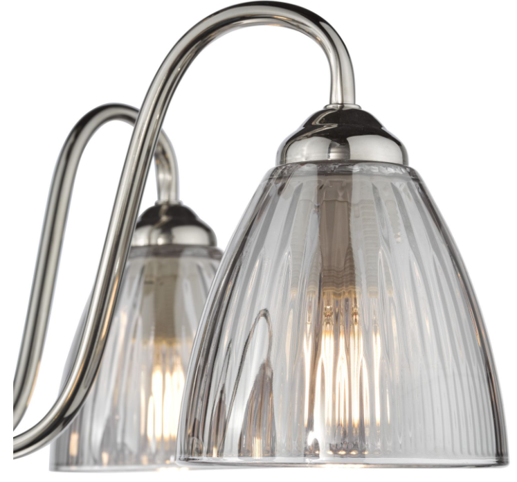 Glynis 3/5 Lt Semi Flush Ceiling Light- Antique Bronze/ Polished Nickel Finishes