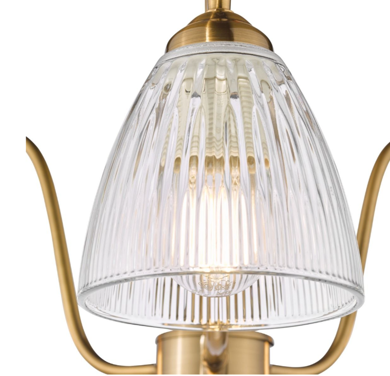 Glynis 3/5 Lt Semi Flush Ceiling Light- Antique Bronze/ Polished Nickel Finishes