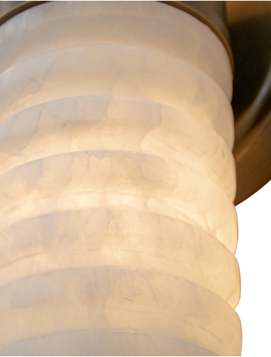 Havek Wall Lamp- Bronze Alabaster