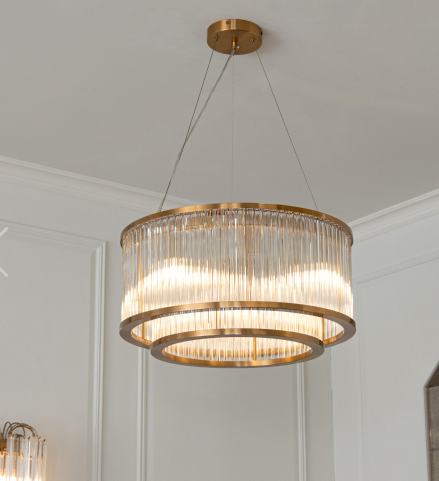 Iona Chandelier- Antique Brass