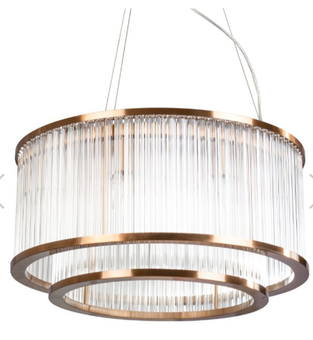 Iona Chandelier- Antique Brass
