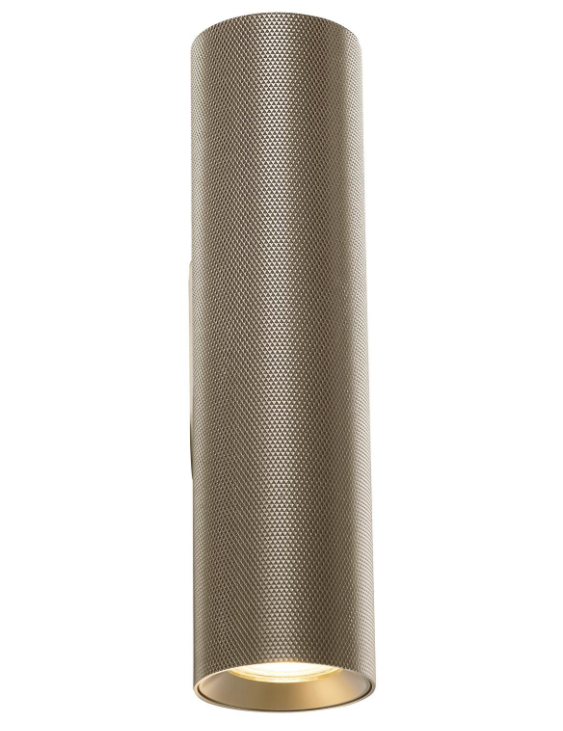 Yamis 2 Light Wall Light- Knurled Bronze