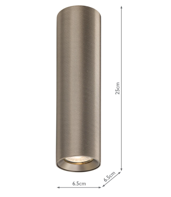 Yamis 2 Light Wall Light- Knurled Bronze