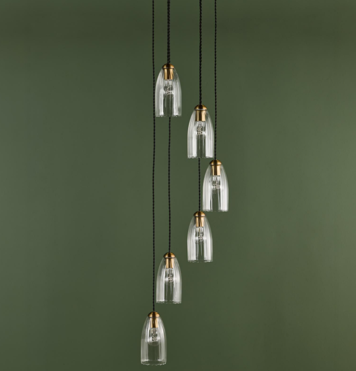 Valora 6/9/12Lt Cluster Light- Antique Bronze & Polished Nickel Finishes