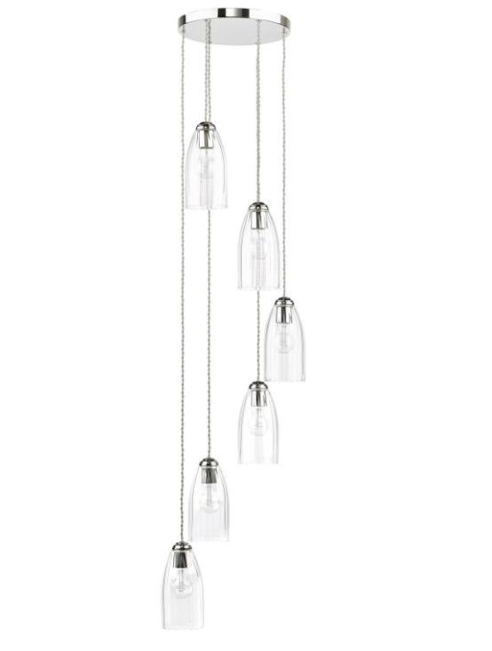 Valora 6/9/12Lt Cluster Light- Antique Bronze & Polished Nickel Finishes