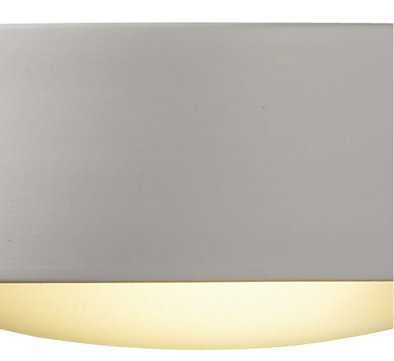 Catalan Wall Washer White Ceramic