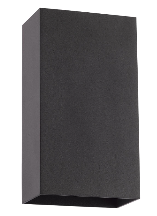 Soven 2Lt Wall Light-  Matt Black/ Satin Bronze Finishes