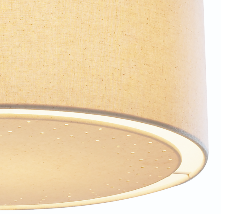 Edward Easy Fit Pendant Cream With Shade