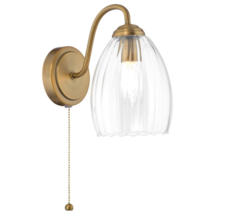 Valora Wall Light-  Antique Bronze/ Polished Nickel
