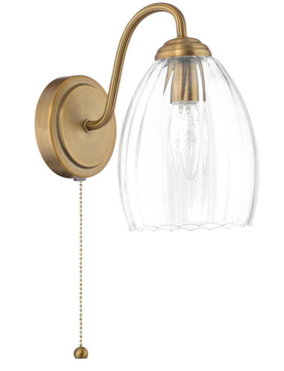 Valora Wall Light-  Antique Bronze/ Polished Nickel