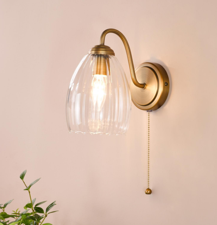 Valora Wall Light-  Antique Bronze/ Polished Nickel