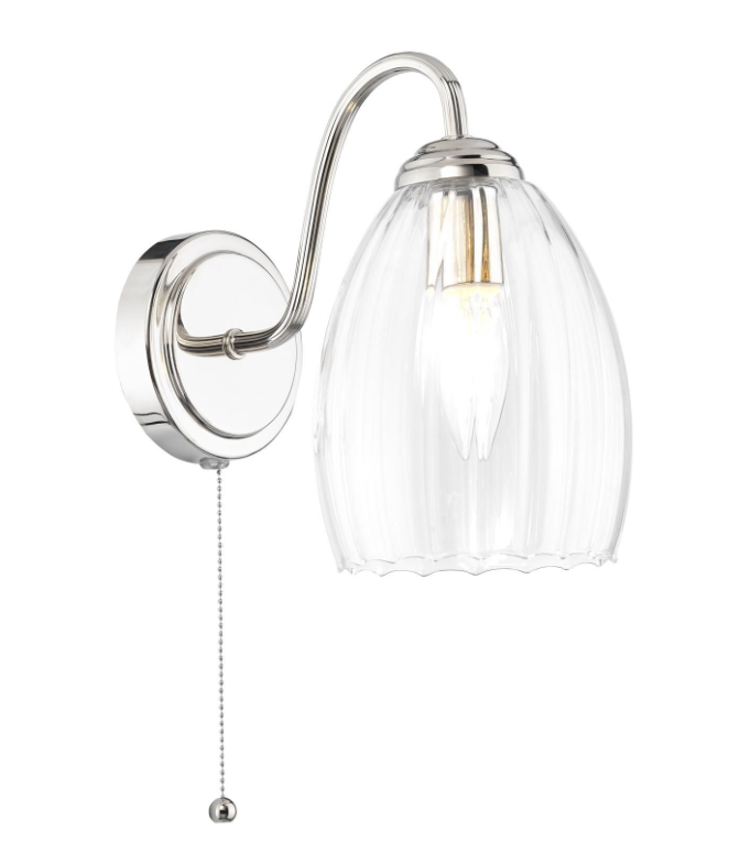 Valora Wall Light-  Antique Bronze/ Polished Nickel