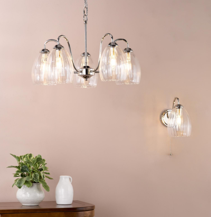 Valora Wall Light-  Antique Bronze/ Polished Nickel