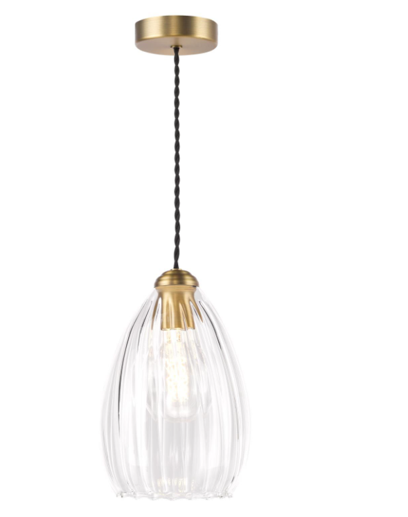 Valora Pendant Light- Antique Bronze/  Polished Nickel