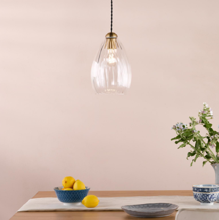 Valora Pendant Light- Antique Bronze/  Polished Nickel