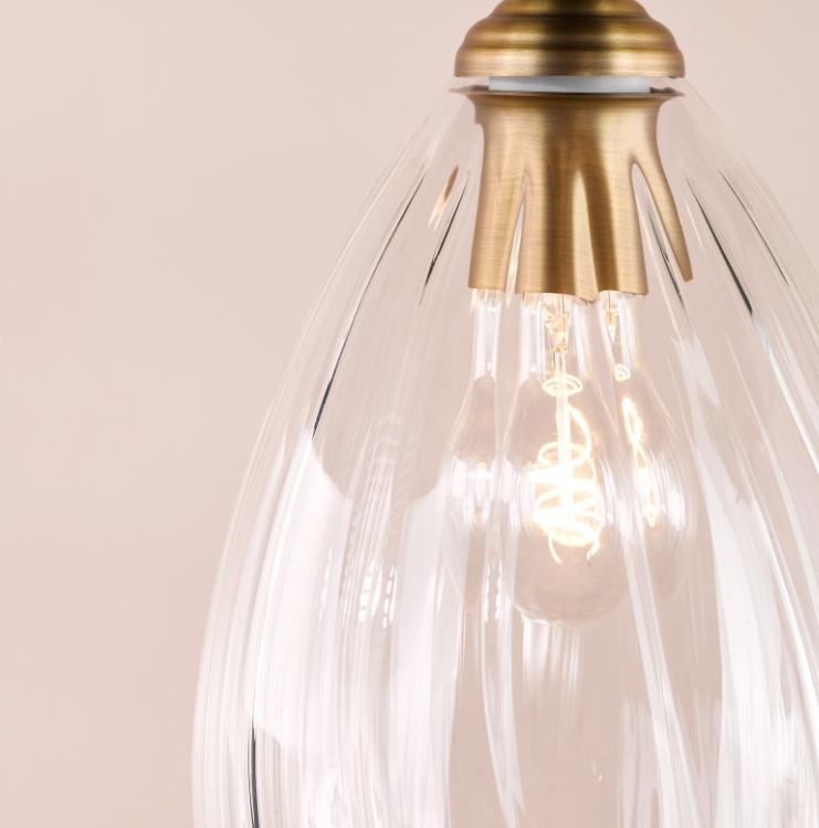 Valora Pendant Light- Antique Bronze/  Polished Nickel