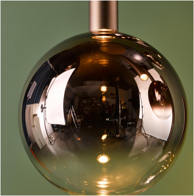 Telis 9Lt Cluster Pendant Light-  Matt Bronze and Bronze Ombre Glass LED