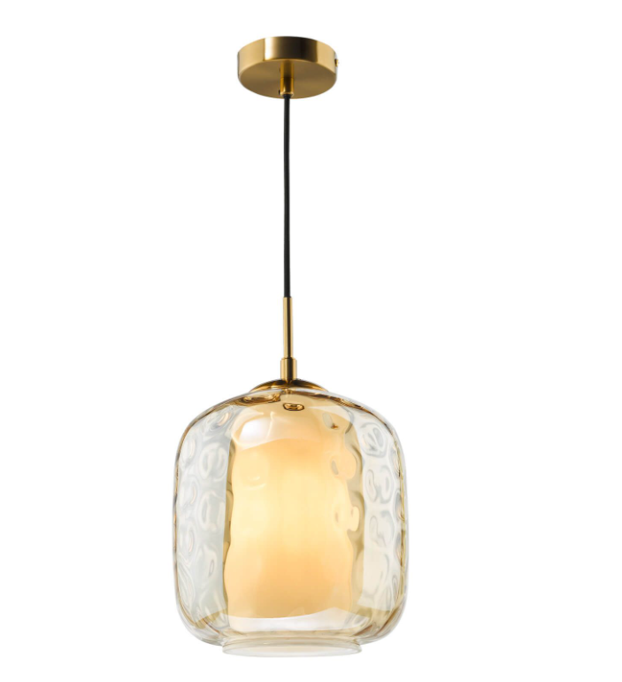 Majella Pendant Light- Polished Chrome/ Aged Brass Finishes