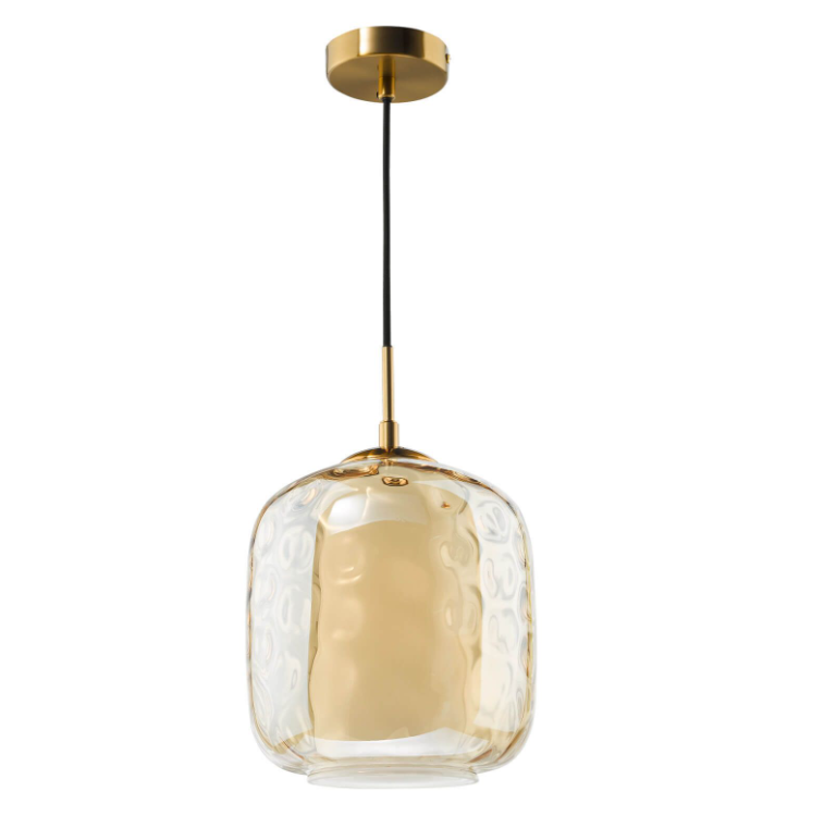 Majella Pendant Light- Polished Chrome/ Aged Brass Finishes