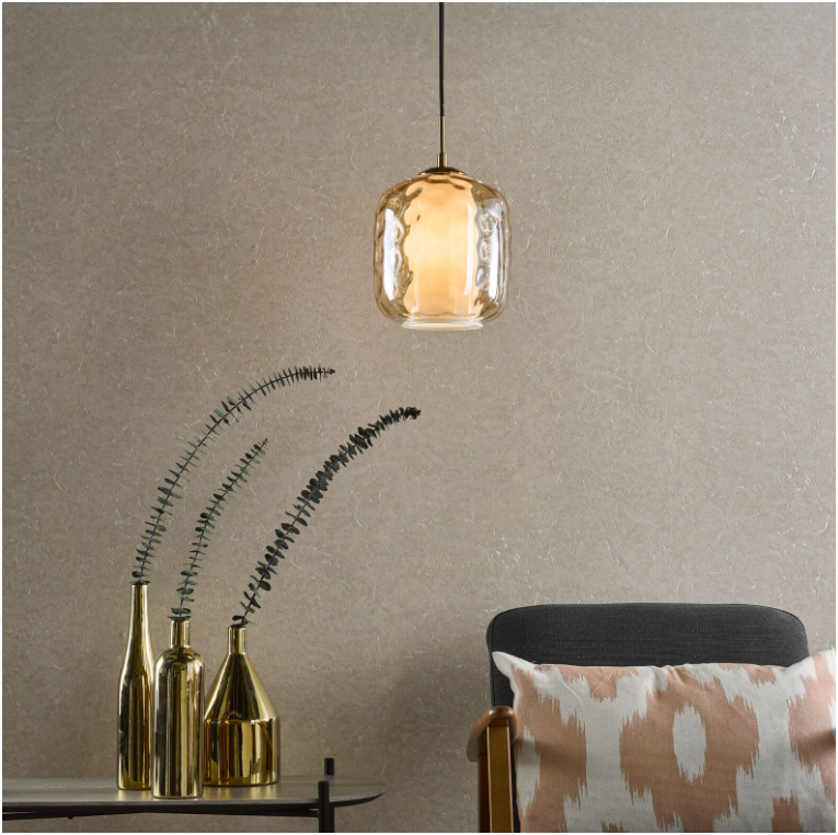 Majella Pendant Light- Polished Chrome/ Aged Brass Finishes