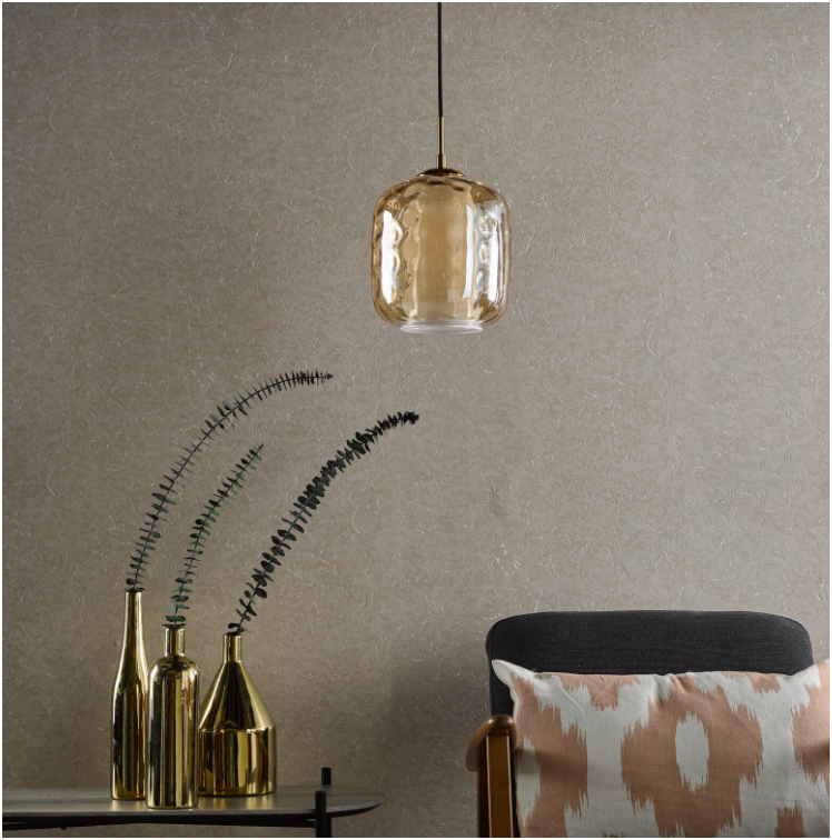 Majella Pendant Light- Polished Chrome/ Aged Brass Finishes