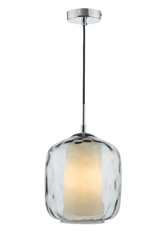 Majella Pendant Light- Polished Chrome/ Aged Brass Finishes
